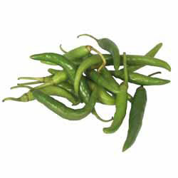 Hot green chilli (India) 150g