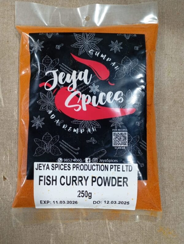 Jeya Spices Fish Curry Powder 250g