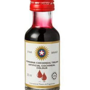 Star brand liquid colour cochineal red 25ml