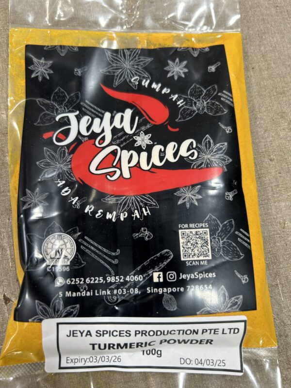 Jeya Spices Turmeric Powder 100g