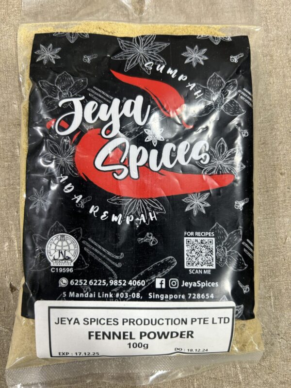 Jeya Spices Fennel Powder 100g