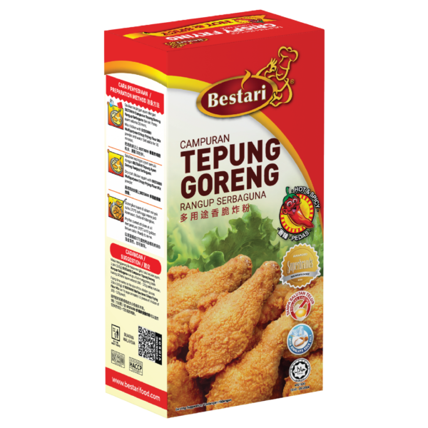 Bestari Crispy Chicken Fry Flour (Spicy) 200g